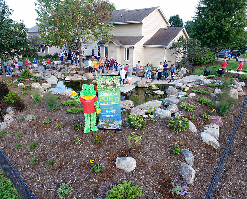 Created in Johnston display pond
